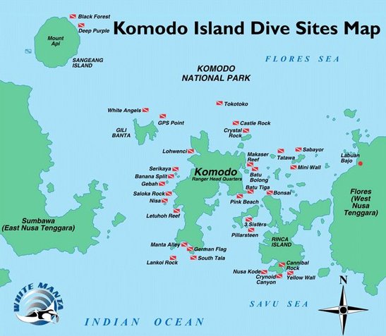 Где находится остров комодо в какой стране Blue Manta Liveaboard - Komodo, Raja Ampat, Banda Sea